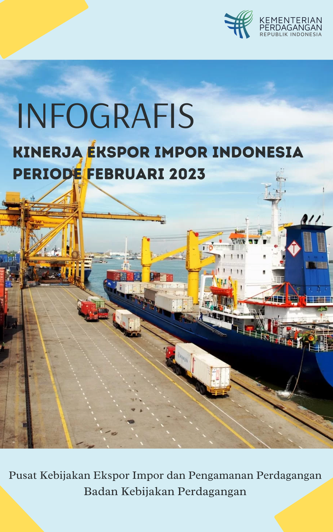 Kinerja Ekspor Impor Indonesia Periode Februari Tahun 2023