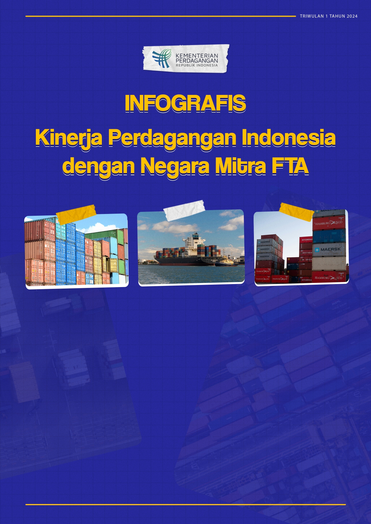 Infografis Kinerja Perdagangan Indonesia dengan Negara Mitra FTA Triwulan I-2024