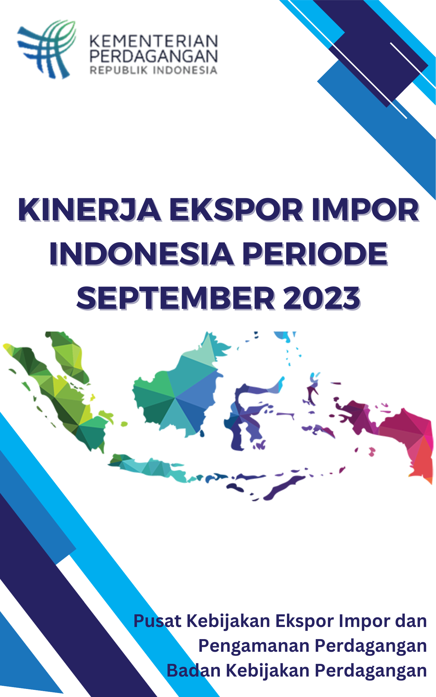 Cover Kinerja Ekspor Impor Indonesia Periode September 2023 