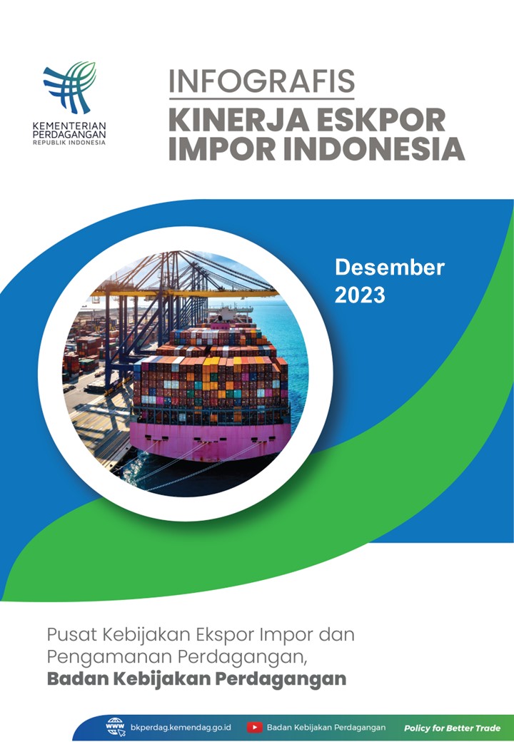 Cover Kinerja Ekspor Impor Indonesia Periode Desember Tahun 2023