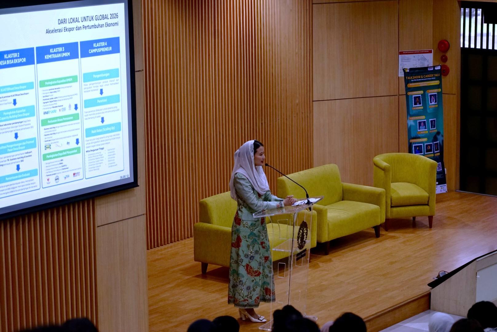 Wamendag Pada Talkshow The 17th Student Research Day