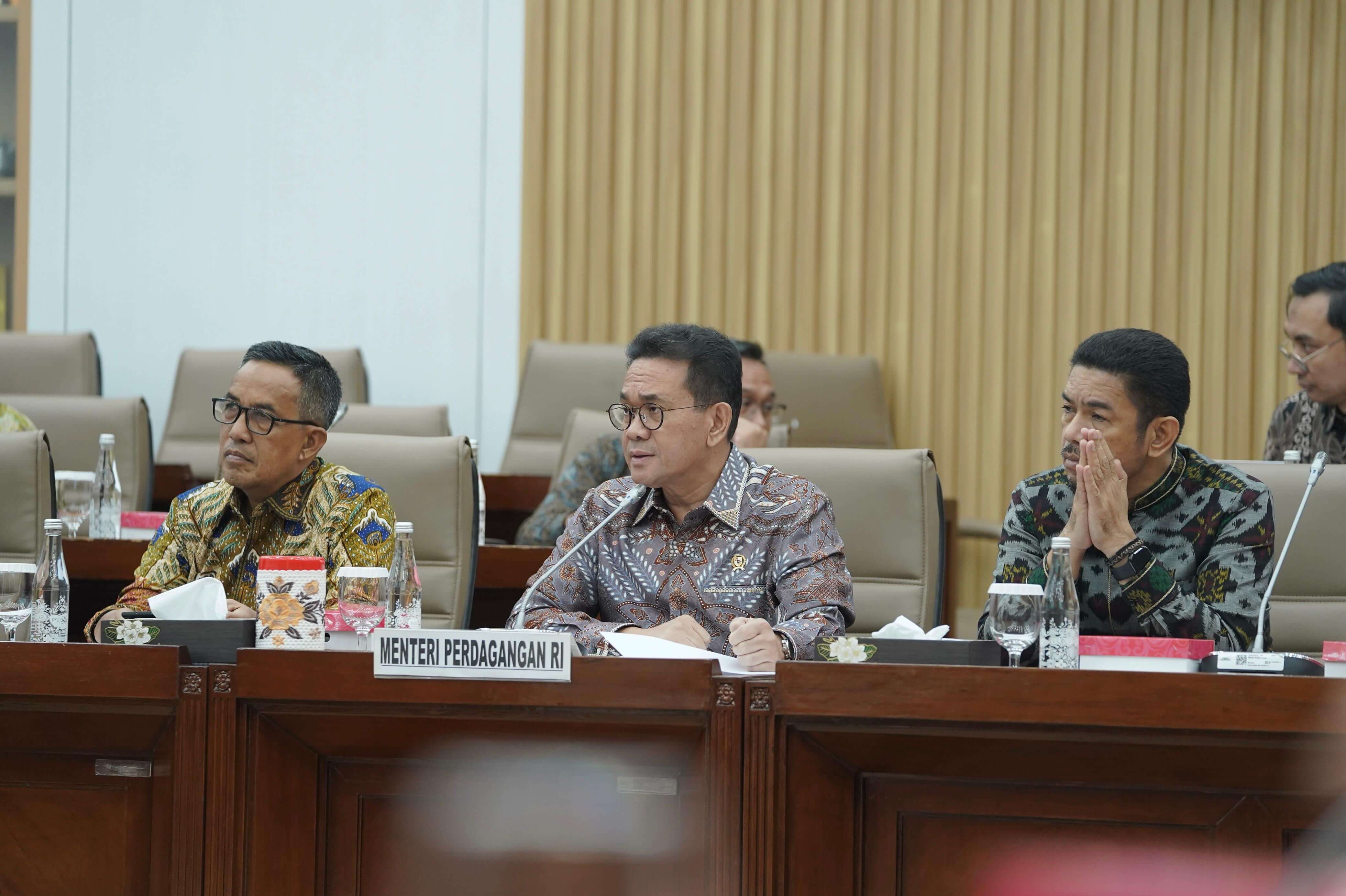 Rapat Kerja Kemendag dengan Komisi VI DPR RI