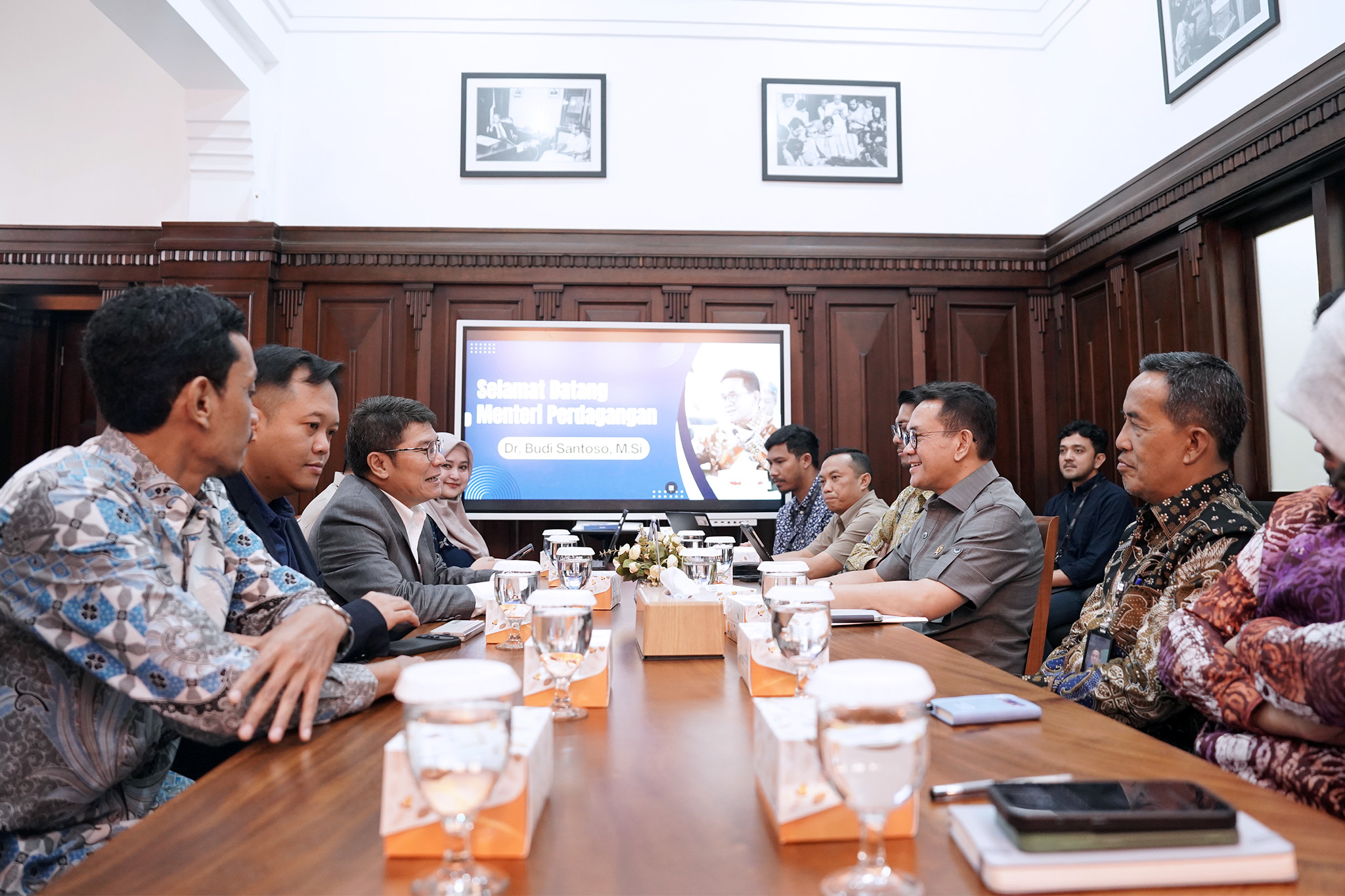 Media Visit Menteri Perdagangan ke LKBN Antara